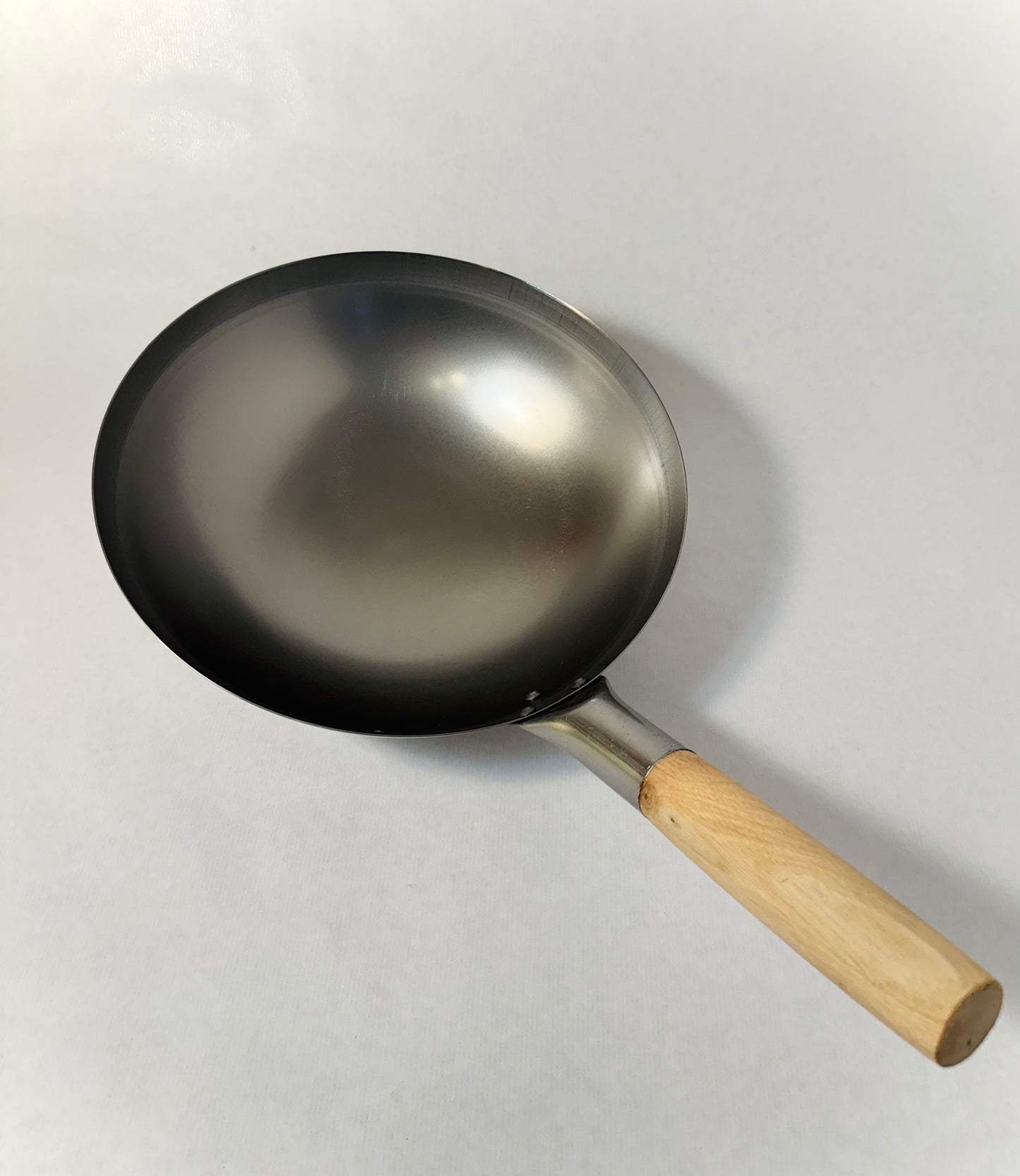 Wok aus Stahl mit Holzgriff | 炒菜锅 | 30CM