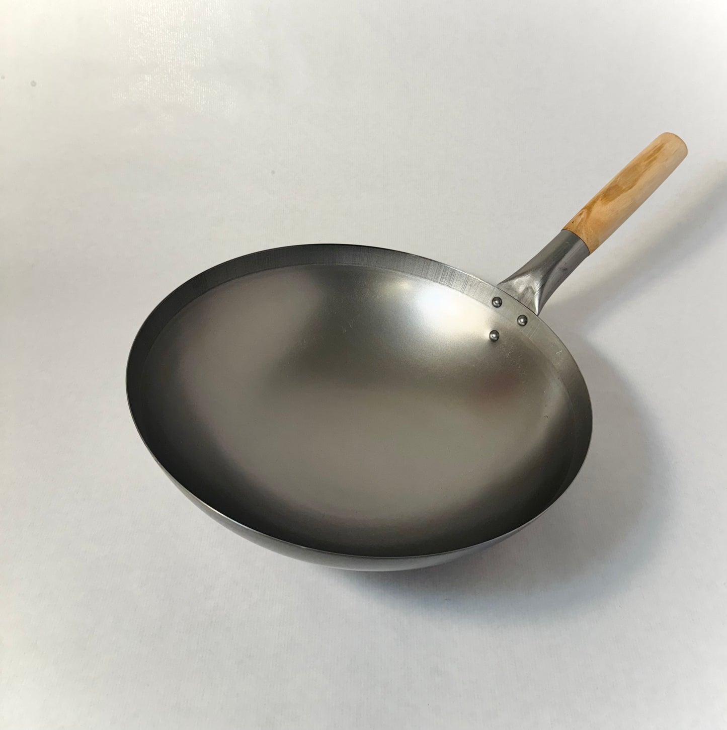 Wok aus Stahl mit Holzgriff | 炒菜锅 | 33CM